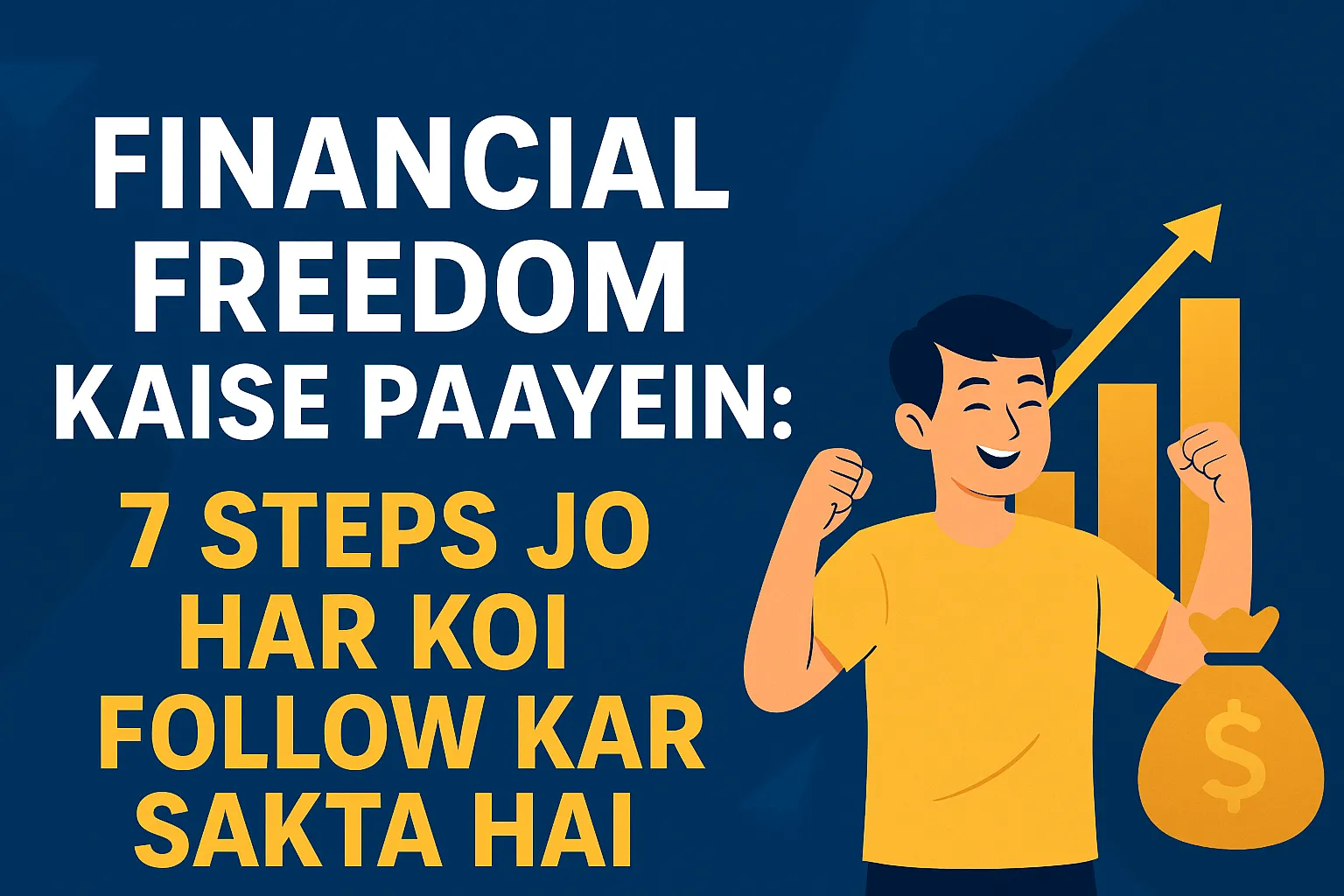 Financial Freedom Kaise Paayein: 7 Steps Jo Har Koi Follow Kar Sakta Hai