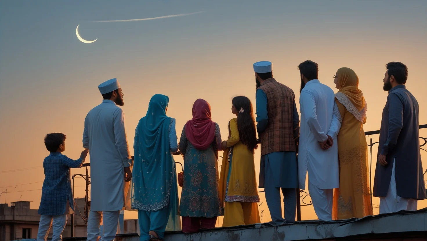 Eid Ka Chand Dekhne Ki Dua