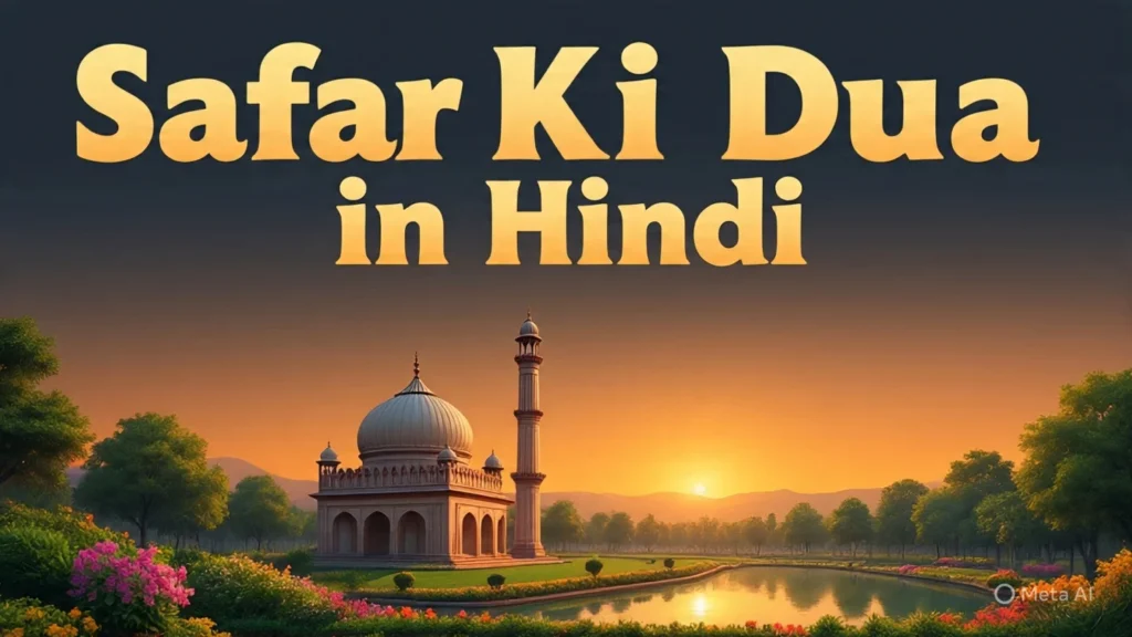 Safar Ki Dua in Hindi